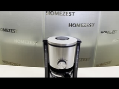 Homezest CM-338BEA pembuat kopi tetes pembuat kopi stainless pembuat kopi elektrik